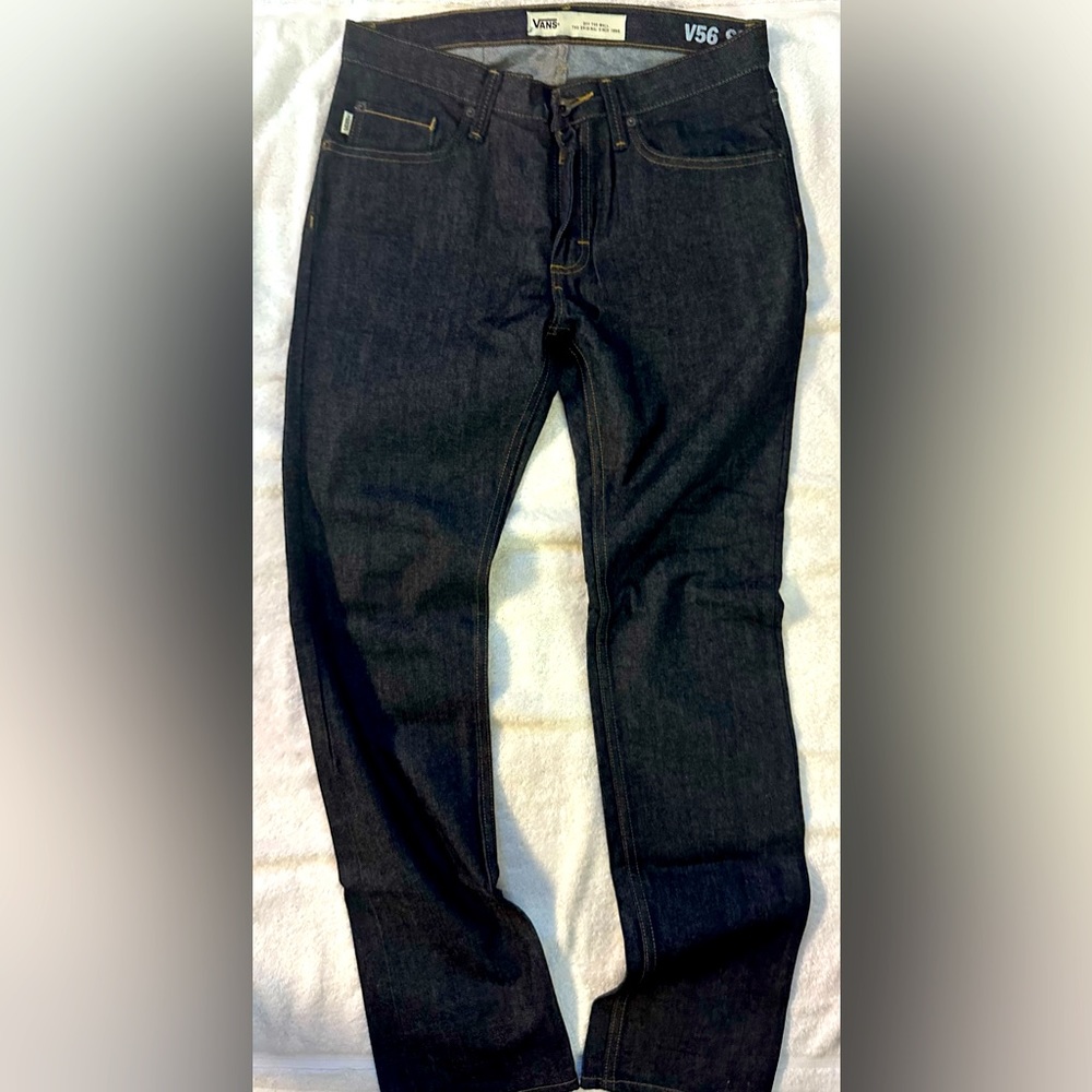 Vans Men’s Size 30 Denim Pants, Slim, Dark Blue, like new!